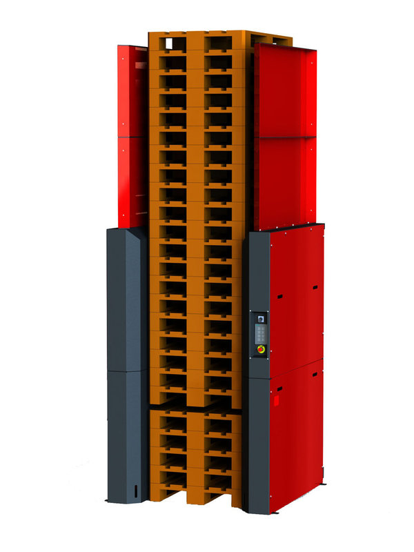 PalletMaster LP25F-1-5, Be- u. Endstapeln 1-5fach, Elektrisch 230V, 1000x1200mm max. 25 Paletten